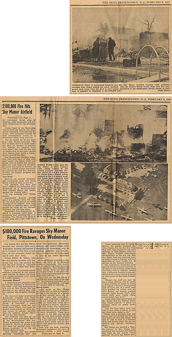 Sky Manor Fire – February 8, 1957